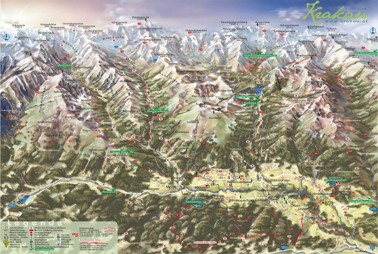 Ferienhaus Alpenblick Krakauschatten المظهر الخارجي الصورة